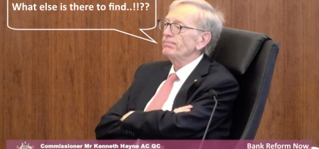 Hayne - Extend the Banking Royal Commission
