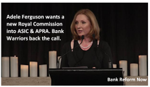 Adele calls for RC into ASIC and APRA