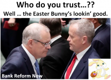 Who do you trust? - the Easter Bunny!