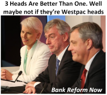Three Westpac heads - Kelly, Maxsted, Hartzer